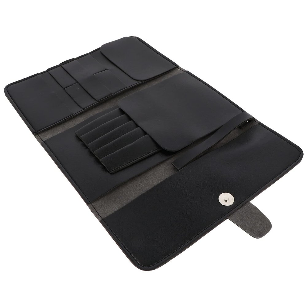 Uonlytech Leather Hair Scissor Case for Hairdressing Tools Stylish and Compact Pouch for Scissors and Essentials for Professionals and Home Use