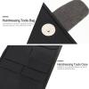Uonlytech Leather Hair Scissor Case for Hairdressing Tools Stylish and Compact Pouch for Scissors and Essentials for Professionals and Home Use view 3
