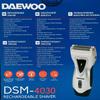Daewoo DSM-4030 Rechargeable Shaver - 220-240 Volt 50/60 Hz - to Use Outside North America - Do not Work in USA/Canada/Mexico view 3