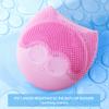 Silicone Facial Cleansing Brush, Waterproof Face Brush Exfoliator, Sonic Facial Scrubber for Deep Skin Cleansing, Exfoliating & Massaging, Rechargeable & Cute Design view 4