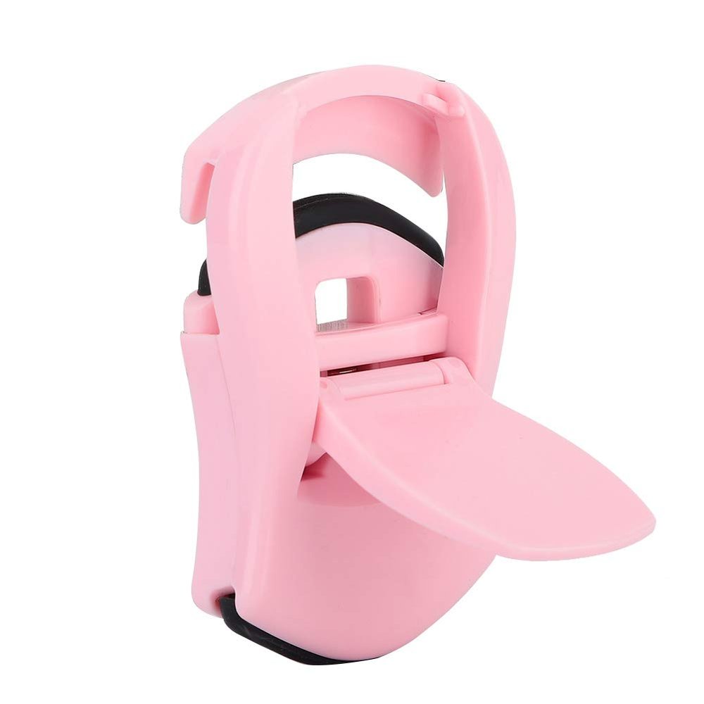 Portable Eyelash Curler, Mini Eye Lash Curler Lashes Curling for Travel(Pink)