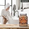Bath Sea Salt Sandalwood 46 Oz (1300g) - Bath Salts with Sandalwood & Cinnamon Essential Oil for Bath Soak - Relaxing Bath - Muscle Relaxation - Aromatherapy Bath Salts - Sea Salt Bath view 4