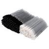 200 Lip Brush and Eyebrow Spoolie, Crystal Disposable Lipstick Applicator, Mascara Wands, Makeup Beauty Tool Kits (Black) view 1