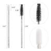 200 Lip Brush and Eyebrow Spoolie, Crystal Disposable Lipstick Applicator, Mascara Wands, Makeup Beauty Tool Kits (Black) view 2