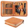 FAMILIFE 13pcs Stainless Steel Manicure Set And L07 100% Stainless Steel Ingrown Toenail File and Lifter Double Sided with Storage Case view 2