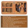 FAMILIFE 13pcs Stainless Steel Manicure Set And L07 100% Stainless Steel Ingrown Toenail File and Lifter Double Sided with Storage Case view 4
