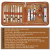 FAMILIFE F03 13pcs Manicure Set and L07 100% Stainless Steel Ingrown Toenail File and Lifter Double Sided with Storage Case (Ingrown Toenail File) view 2