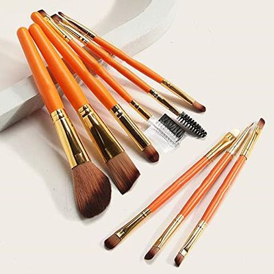 12/9 Pcs Makeup Brushes Professional Eyeshadow Brush Eyeliner Eyelash Lip Make Up Brush With Gift Bag Makeup Tool (9pcs)