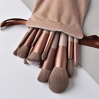 12/9 Pcs Makeup Brushes Professional Eyeshadow Brush Eyeliner Eyelash Lip Make Up Brush With Gift Bag Makeup Tool (12 pcs)