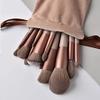 12/9 Pcs Makeup Brushes Professional Eyeshadow Brush Eyeliner Eyelash Lip Make Up Brush With Gift Bag Makeup Tool (12 pcs) view 1