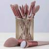 12/9 Pcs Makeup Brushes Professional Eyeshadow Brush Eyeliner Eyelash Lip Make Up Brush With Gift Bag Makeup Tool (12 pcs) view 2
