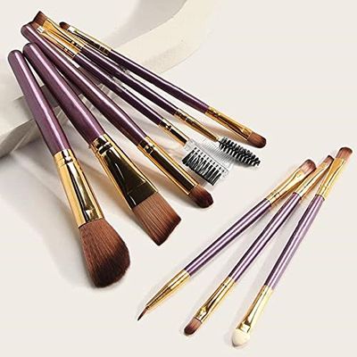 12/9 Pcs Makeup Brushes Professional Eyeshadow Brush Eyeliner Eyelash Lip Make Up Brush With Gift Bag Makeup Tool (9pcs)
