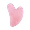 Natural gemstone crystal Gua Sha Tool scraping board SPA Massage Tool (rose quartz) view 1