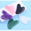 Natural gemstone crystal Gua Sha Tool scraping board SPA Massage Tool (rose quartz) view 2