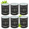 Sharonelle Soft Wax All Purpose Hair Removal Natural Depilatory Canned Wax for Sensitive Skin Canada-Made Melting Wax in Black color Canned Package (6PC, Tea Tree) view 1