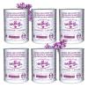 Sharonelle Soft Wax All Purpose Hair Removal Natural Depilatory Canned Wax for Sensitive Skin Canada-Made Melting Wax in Black color Canned Package (6PC, Lavender) view 1