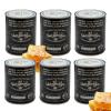 Sharonelle Soft Wax All Purpose Hair Removal Natural Depilatory Canned Wax for Sensitive Skin Canada-Made Melting Wax in Black color Canned Package (6PC, Honey) view 1