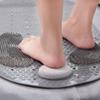Shower Mat Foot Scrubber, Non-slip Bath Mat for Tub with Suction Cups, Shower Floor Bath Tub Mat with Feet Scrub Stone, 32 X 16 inch view 3