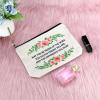 Sfodiary Thank You Gift Makeup Bag for Team Leader Coworker Inspirational Appreciation Gift for Employee Boss Teacher Cosmetic Bag Going Away Retirement Gift for Friends Social Worker Travel Pouch view 3