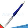AAProTools Nail Pinching Cuticle Pusher Stainless Steel C-Curve Pincher Cuticle Cutter Gel Nail Acrylic Remover Pro Multi Function Nail Shaping Cleaner Tweezers Double End Manicure Tools (Blue) view 2