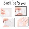 100 Pack 3 Gram Sample Containers with Lids, 3ml Mini Sample Jars, Tiny Plastic Cosmetic Containers for Lip Balms, Makeup, Lotion, Eye Shadow, Powder, and Lip Balms (Clear Lids) view 4