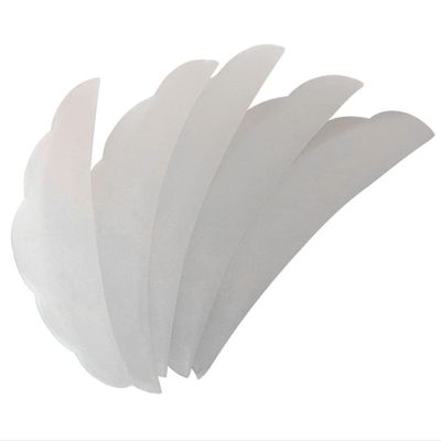 AKOAK 10 Pcs (5 pairs) Silicone Eyelash Curler Sun Edge Grafting Eyelash Ironing Aid Eyelash Lifting Pad Cosmetic Products Reusable Eyelash Lifting Pad (White)