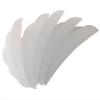 AKOAK 10 Pcs (5 pairs) Silicone Eyelash Curler Sun Edge Grafting Eyelash Ironing Aid Eyelash Lifting Pad Cosmetic Products Reusable Eyelash Lifting Pad (White) view 1