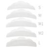 AKOAK 10 Pcs (5 pairs) Silicone Eyelash Curler Sun Edge Grafting Eyelash Ironing Aid Eyelash Lifting Pad Cosmetic Products Reusable Eyelash Lifting Pad (White) view 2