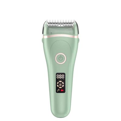 Electric Razor for Women, Hair Removal for Women 2 in 1 Wet & Dry Painless Rechargeable for Legs Underarms and Bikini Pop-Up Trimmer (Green)