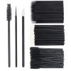 300 PCS Eyelash Extension Supplies Kit,Disposable Lash Spoolies Brushes Micro Swab Brushes Mascara Wand Lip Brushes for Eyelash Extension Tattoo Lipstick Applicator (Black) view 1