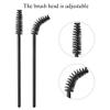 300 PCS Eyelash Extension Supplies Kit,Disposable Lash Spoolies Brushes Micro Swab Brushes Mascara Wand Lip Brushes for Eyelash Extension Tattoo Lipstick Applicator (Black) view 4