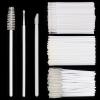 300 PCS Eyelash Extension Supplies Kit,Disposable Lash Spoolies Brushes Micro Swab Brushes Mascara Wand Lip Brushes for Eyelash Extension Tattoo Lipstick Applicatorr (White) view 1