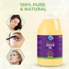 100% Pure Castor Oil - Cold-pressed, Unrefined, Hexane-free - Premium Quality - USP Grade (1 Gallon) view 3