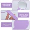 Beaupretty 10pcs Handle Mirror Mirrors Portable Travel Handheld Handheld Makeup Compact Cosmetic Round Makeup PVC Trend Student Vanity view 3