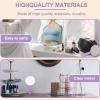 Beaupretty 10pcs Handle Mirror Mirrors Portable Travel Handheld Handheld Makeup Compact Cosmetic Round Makeup PVC Trend Student Vanity view 4