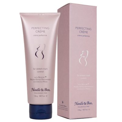Noodle & Boo Perfecting Crme, Pregnancy Skin Care Stretch Mark Cream Enriched With Cocoa Butter and Avocado Oil, 4.8 Fl. Oz.