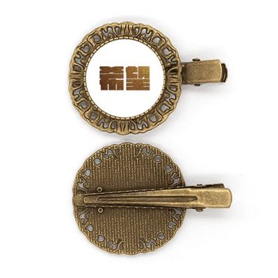 Encouragement Wealth Hope Quality Value Hairpin Headdress Brooch Hair Clip Barrette