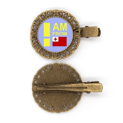 I Am From Tonga Art Deco Gift Fashion Hairpin Headdress Brooch Hair Clip Barrette