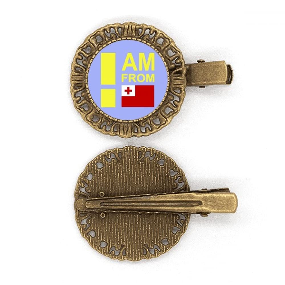 I Am From Tonga Art Deco Gift Fashion Hairpin Headdress Brooch Hair Clip Barrette
