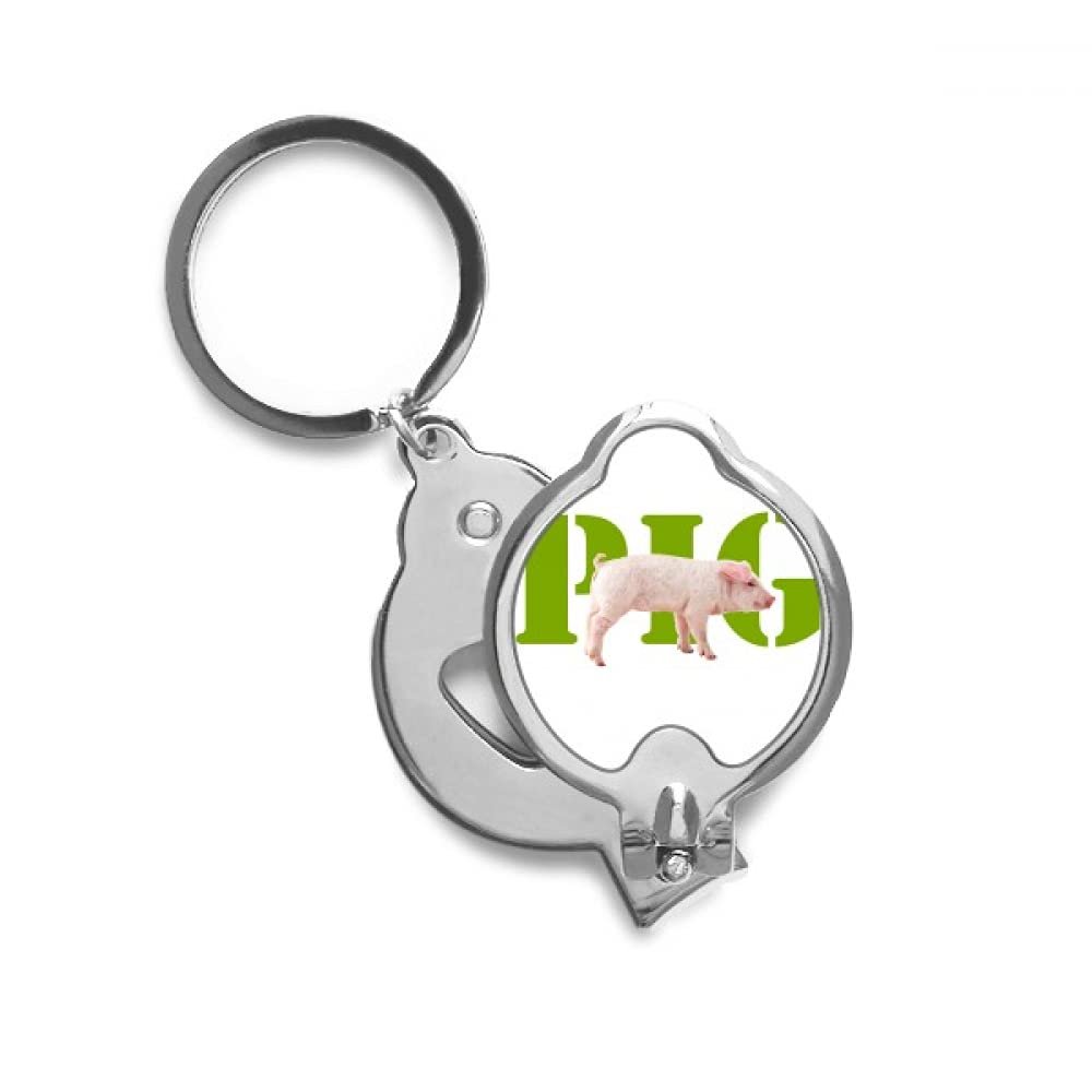 Animal Meat Food Pig Art Deco Gift Fashion Finger Nail Clippers Scissor Stainless Steel Cutter