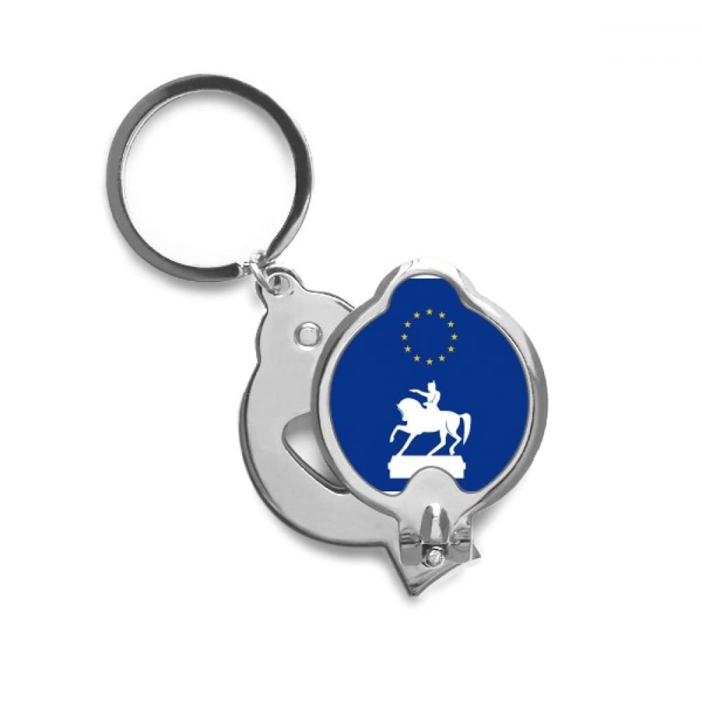 Character French Battle Horse Command Sculpture Finger Nail Clippers Scissor Stainless Steel Cutter