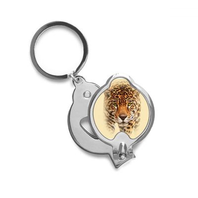 Cheetah Near Fierce Face Art Deco Gift Fashion Finger Nail Clippers Scissor Stainless Steel Cutter