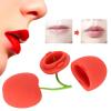 Lip Plumper, Women Portable Cherry-Shaped Lip Plumper Enhancer Lip Enhancement Device Beauty Tool with High-Quality Silicone for Mom or Girlfriend Increasing The Fullness of The Lips view 2