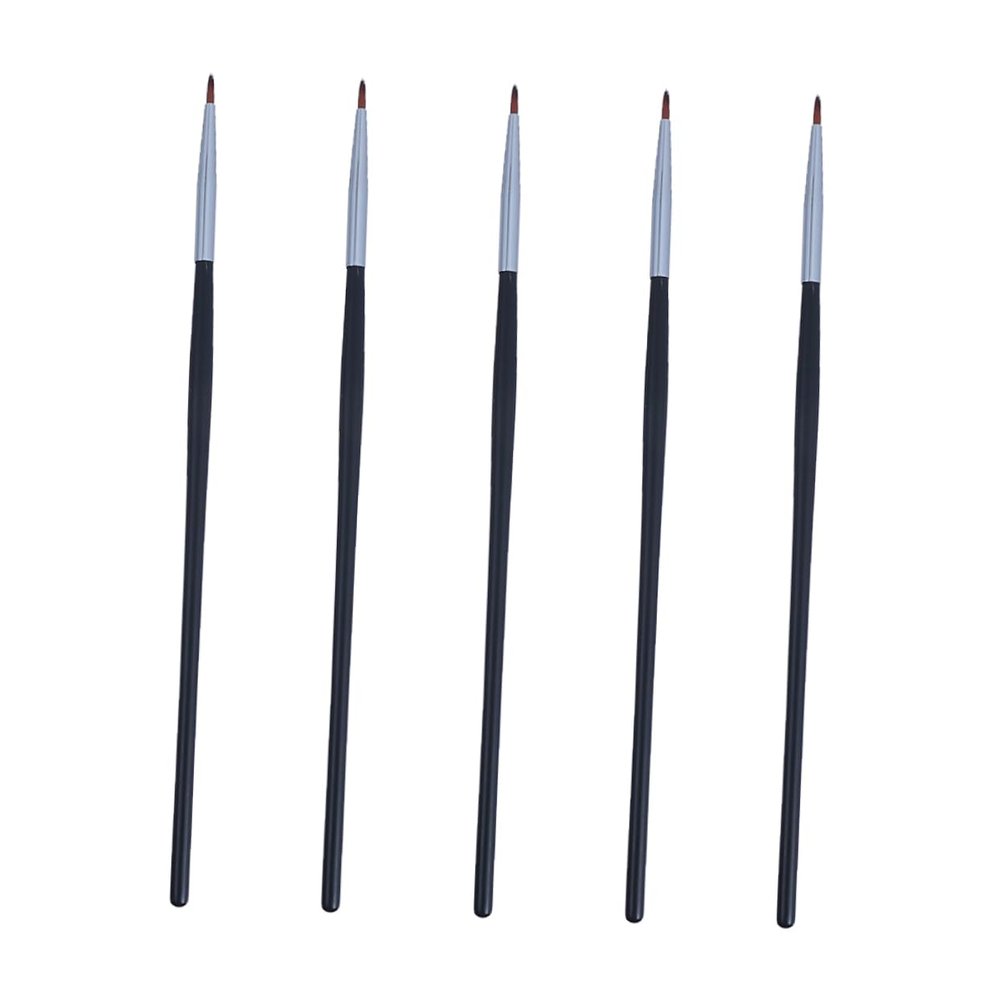 Beaupretty 5pcs Eyeliner and Lipstick Applicator Brush Precision Makeup Tools for Smooth Application for Professionals and Beginners Compact and Portable Design Random Style