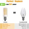 LED Makeup Mirror Bulb Replacement Mirror for Cosmetic Vanity Makeup Mirror with Single Double Sided Lighted Magnification,4W Equivalent to 40W Incandescent Bulb (2-Pack Warm White) view 3