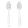2pcs Foot Grinder with Hanging Hole Foot Pedicure Tool Foot Scrubber Scraper Pedicure Rasp Shaver Pedicure Razor Tool Hand Tools Pedicure Trimmer Foot Planer Woman Abs White Care view 1