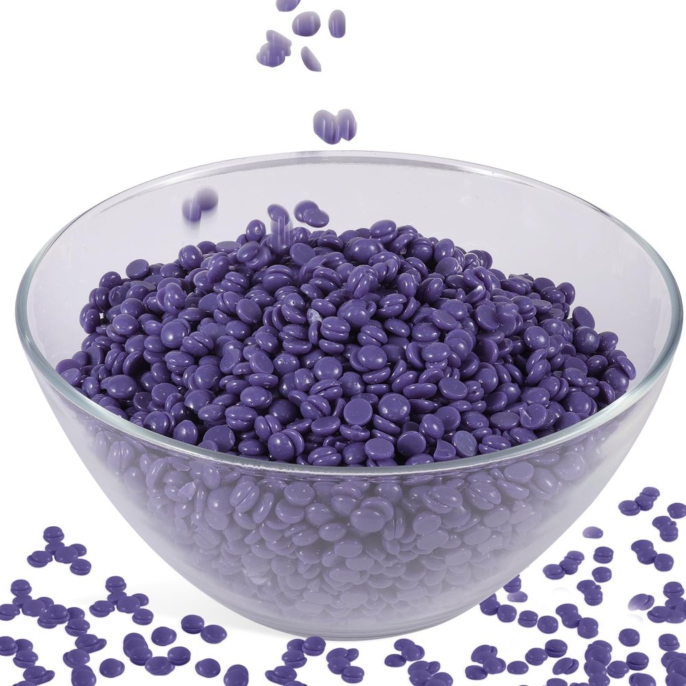Wax Beads Bulk - 3.3lb Wax Beans Supplies for Esthetician - Professinal Painless Waxing for Face, Upper Lip, Bikini, Leg, Women Natural Melting Kit - Hypoallergenic Hard Wax Beads Bulk