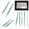 5PCS 2 in 1 2UUL Titanium Alloy Ultralight Curved Straight Ti11 Ti12 Tweezers with Wylie Dismantling Screen Tool (Each Version 1PCS Total 4PCS) view 2
