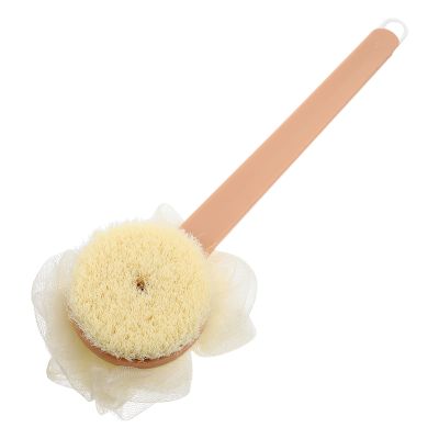 Uonlytech Bath Brush Handle Mesh Shower Scrubber for Body Cleaning Soft Bath Sponge for Men and Women Convenient Storage Gentle Exfoliation and Relaxation