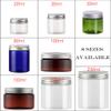 DLIBUY 24 Pieces Empty 100g Clear Plastic Cosmetic Jars with Clear Screw Lid Small 100ml Containers for Homemade Cosmetic Cream Salve Lip Balm Travel Storage Pot, 6x Spatula view 4